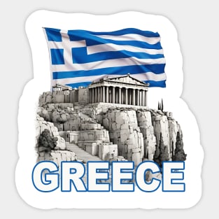 Greece Athens 3 Sticker